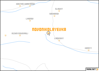 map of Novonikolayevka