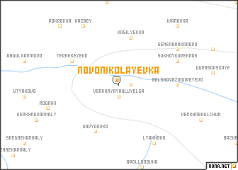 map of Novonikolayevka