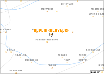 map of Novonikolayevka