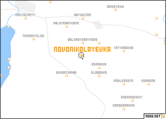 map of Novonikolayevka