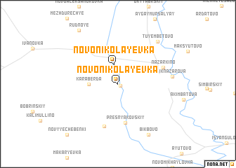 map of Novonikolayevka