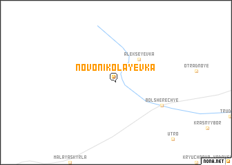 map of Novonikolayevka