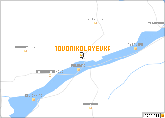 map of Novonikolayevka
