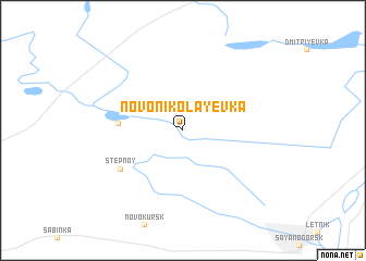 map of Novonikolayevka