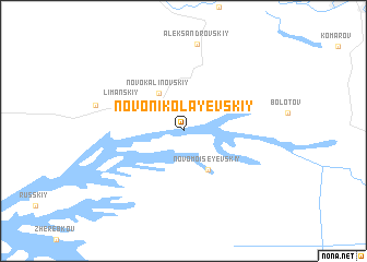 map of Novo-Nikolayevskiy