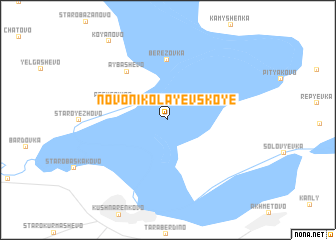 map of Novonikolayevskoye