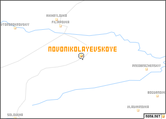 map of Novonikolayevskoye