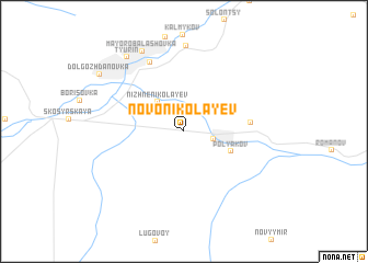 map of Novonikolayev