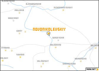 map of Novonikolevskiy