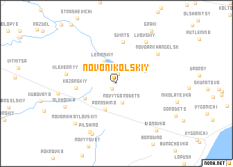 map of Novonikol\