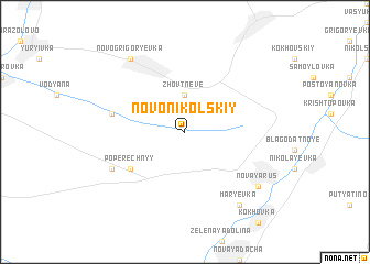 map of Novonikolʼskiy