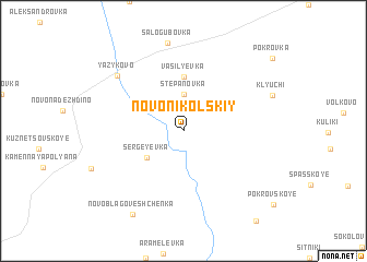 map of Novonikol\