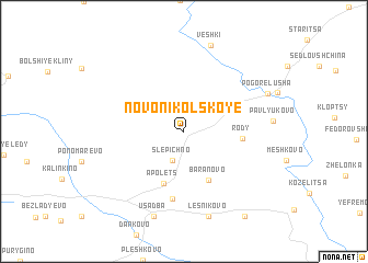 map of Novonikol\