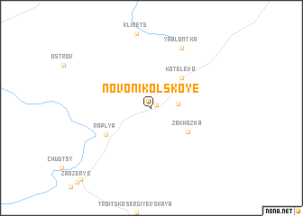 map of Novonikol\