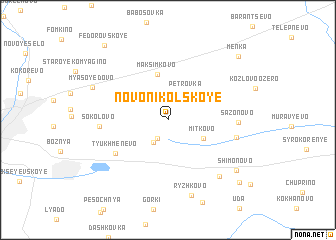 map of Novo-Nikol\