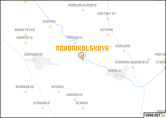 map of Novo-Nikol\
