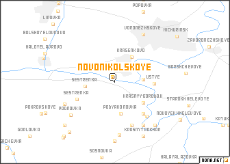 map of Novonikol\