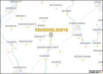 map of Novonikol\