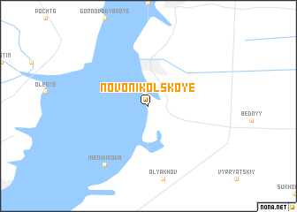 map of Novonikol\