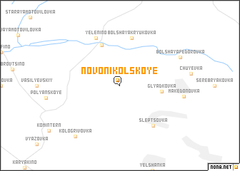 map of Novonikol\