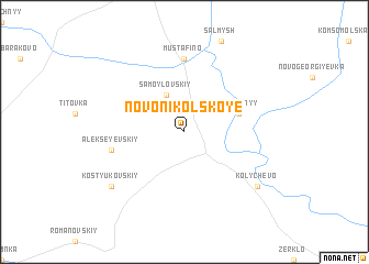 map of Novonikol\