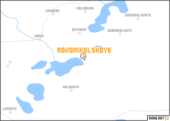 map of Novonikol\