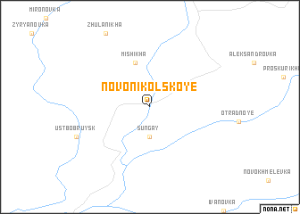 map of Novonikol\