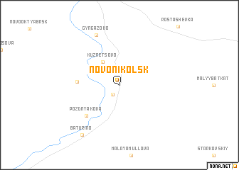 map of Novonikol\