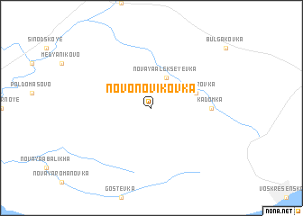 map of Novonovikovka