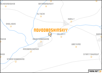 map of Novooboshinskiy