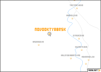 map of Novooktyabr\