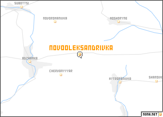 map of Novooleksandrivka