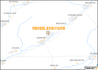 map of Novooleksiyivka