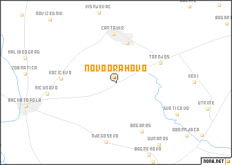 map of Novo Orahovo