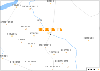 map of Nôvo Oriente