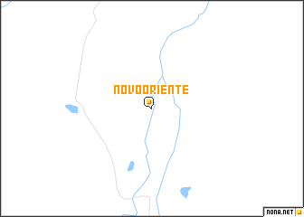 map of Novo Oriente