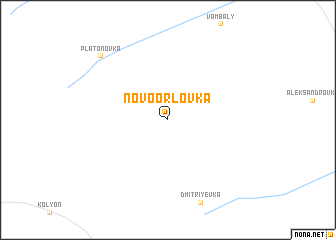 map of Novoorlovka