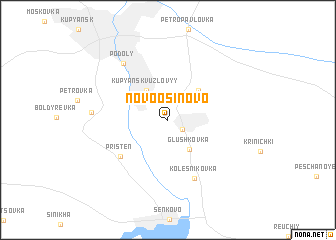 map of Novoosinovo