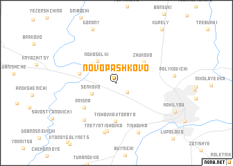 map of Novo-Pashkovo