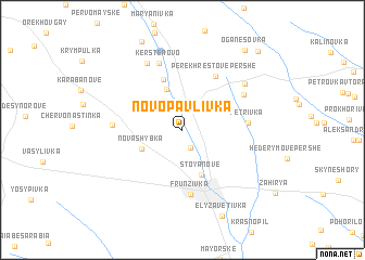 map of Novopavlivka