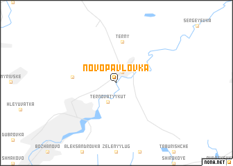 map of Novo-Pavlovka