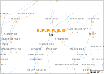 map of Novo-Pavlovka