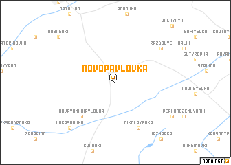 map of Novopavlovka
