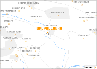 map of Novopavlovka