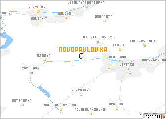 map of Novopavlovka