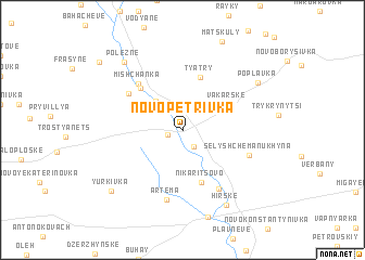 map of Novopetrivka