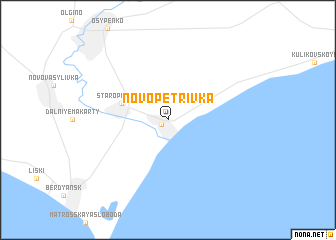 map of Novopetrivka