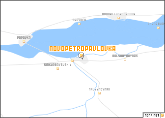map of Novopetropavlovka