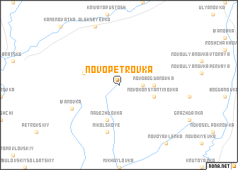 map of Novo-Petrovka