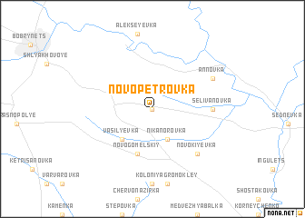 map of Novo-Petrovka